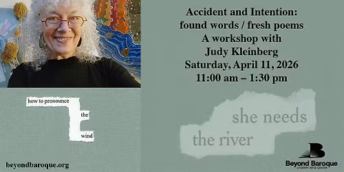 Accident and Intention: found words \/ fresh poems