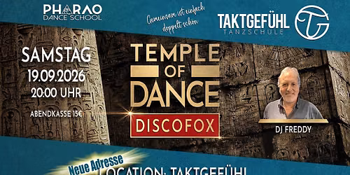 Temple of Dance (19.09.2026) @ Taktgefühl (Bad Homburg)