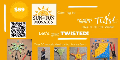 Sun and Fun Mosaics in the Studio!