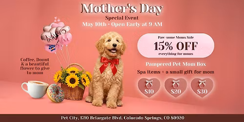 Mother\u2019s Day at Pet City \u2013 Paw-some Celebration for Pet Moms