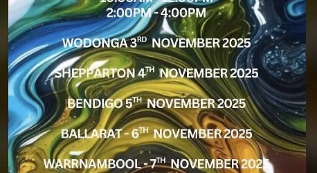 VICTORIA - BEGINNERS RESIN ART CLASSES NOV 2025