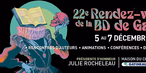 5 \u00e0 7 - Lancement de la 22e \u00e9dition du Rendez-vous de la bande dessin\u00e9e de Gatineau