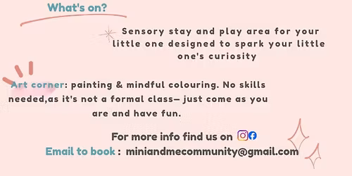 Weekly parent and baby sessions