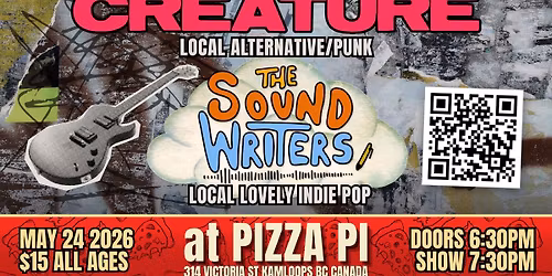 MINOT, CREATURE, THE SOUNDWRITERS at PIZZA PI 314