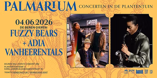 PALMARIUM \u2748 Fuzzy Bears (AKA De Beren Gieren) + Adia Vanheerentals