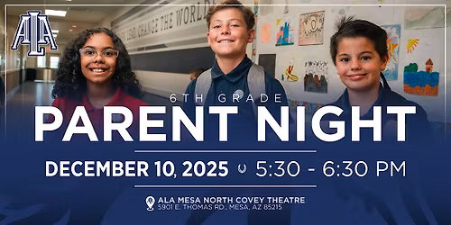MNHS: 6th Grade Parent Night