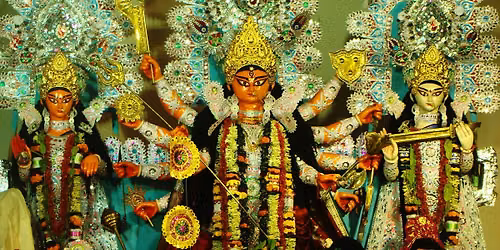 Saptami Pujo Porikroma 1 - Sabeki  Bari Pujo in Kolkata