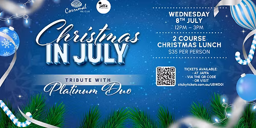 Platinum Duo Christmas In July Luncheon