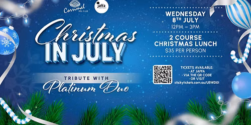SOLD OUT | Platinum Duo Christmas In July Luncheon