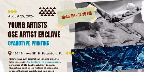 Young Artists OSE Artist Enclave Series: Cyanotype Printing