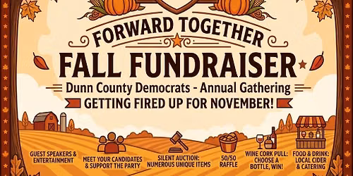 SAVE THE DATE! Forward Together Fall Fundraiser