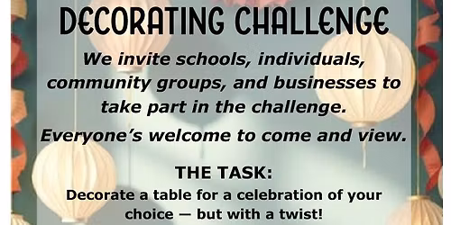 ECO TABLE DECORATING CHALLENGE