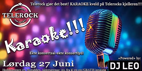 KARAOKE P\u00c5 TELEROCK!!!