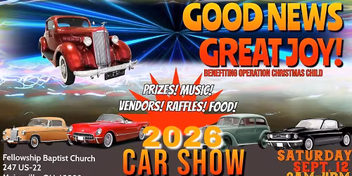 Good News, Great Joy! Car Show