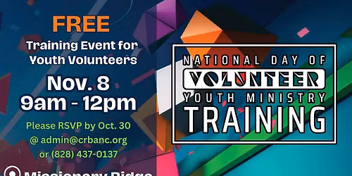 Youth Volunteer Ministry Training