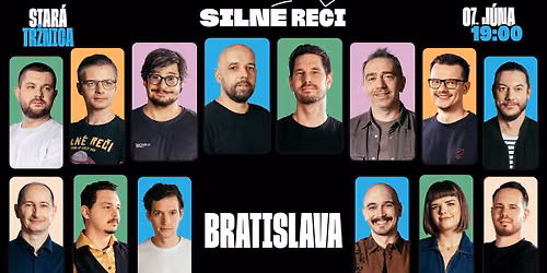 VEĽKÉ SILNÉ REČI V STAREJ TRŽNICI — Stará tržnica
