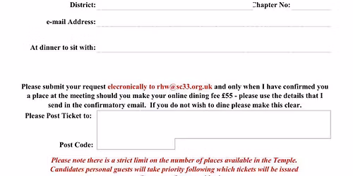 Higher Degree Ceremony - 32\u00b0