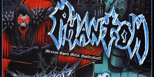 PHANTOM (MEX) + DEVASTATOR (UK) + POISON THE PREACHER (COL) + HELLFEKTED (UK) @Het Bos, Ankerrui 5-7