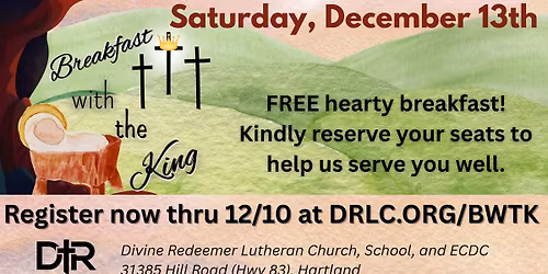 Breakfast with the King Pancake Breakfast 2025