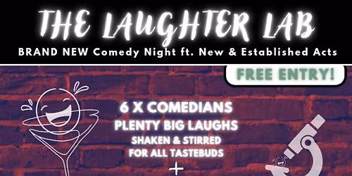 Cat & Stick are at The Laughter Lab