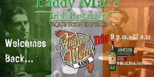 Andrew Morris Band Trio live @ Paddy Mac's