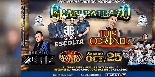 GRUPO ESCOLTA, LUIS CORONEL, KEVIN ORTIZ Y MAS