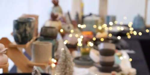 Unieke keramiek Kerstmarkt