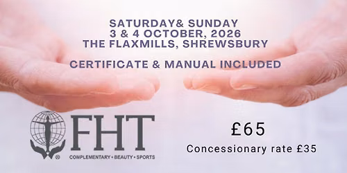REIKI II WITH JUNE MEAGHER, SHREWSBURY \u00a3110 (\u00a365 Concession)