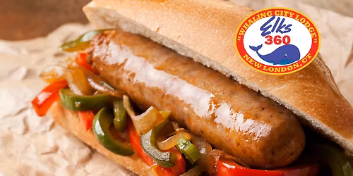 Sausage, pepper, and onion grinders.