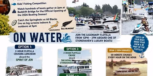 Opening of the Vaal River September 2026