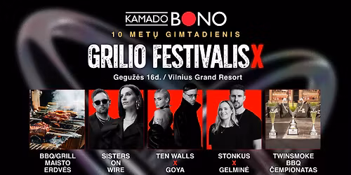 Kamado Bono Grilio festivalis 2026