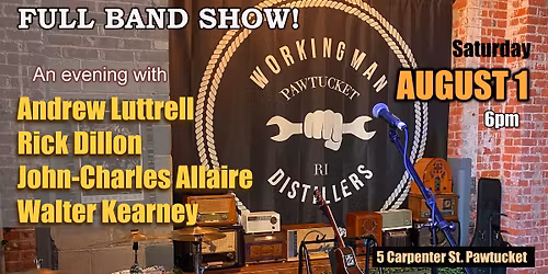 FULL BAND SHOW - Andrew Luttrell \/ Rick Dillon \/ John-Charles Allaire \/ Walter Kearney