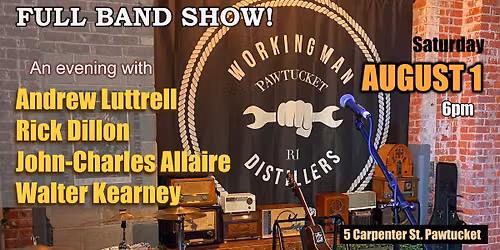 FULL BAND SHOW - Andrew Luttrell \/ Rick Dillon \/ John-Charles Allaire \/ Walter Kearney