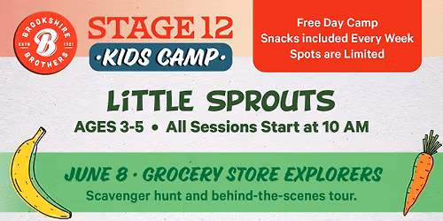 Kids Camp - Little Sprouts: Grocery Store Explorers