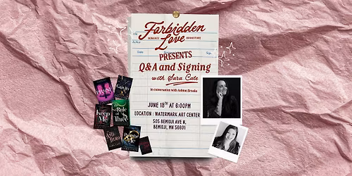 FLB Presents Sara Cate in Conversation with Ashton Brooks!!