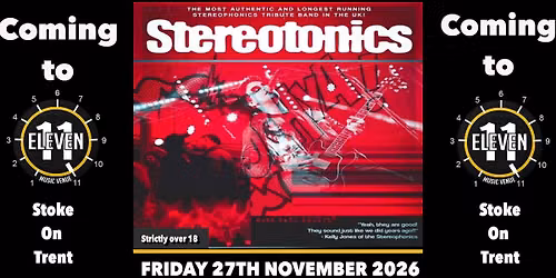 Stereotonics live at Eleven Stoke on trent