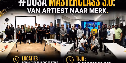 #DUSA Masterclass : Van Artiest naar Merk