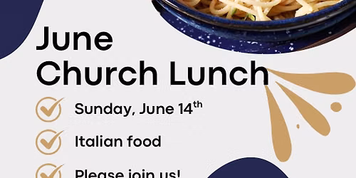 June Church Lunch