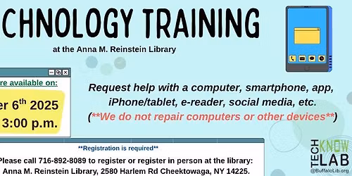 Technology Training Sessions