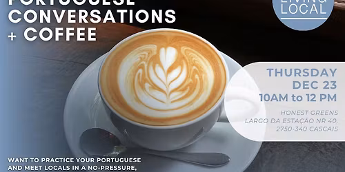 Social Portuguese Convos & Coffee (Language Practice)