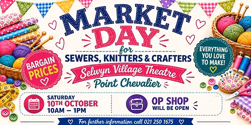 Market Day for sewers, knitters and crafters