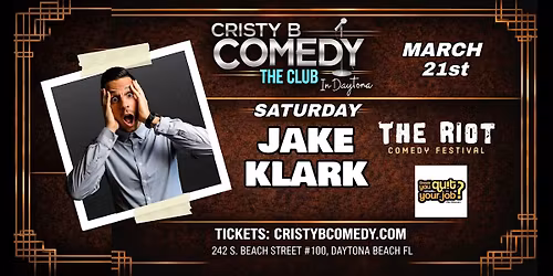 JAKE KLARK live at Cristy B's 8:30pm