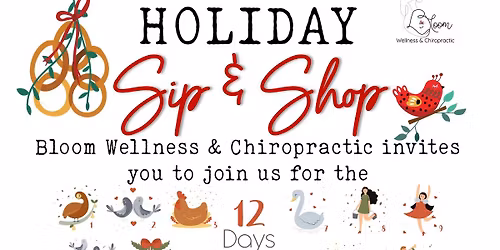 12 Days of Christmas Sip and Shop