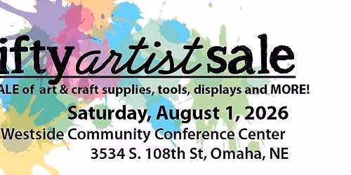 Thrifty Artist Garage Sale (Aug 2026)