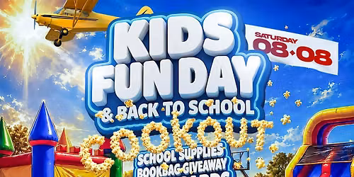 2026 KIDS BACK TO SCHOOL FUN DAY BOOK BAG & SCHOOL SUPPLIES GIVEAWAY