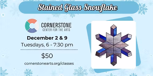 Stained Glass Snowflake