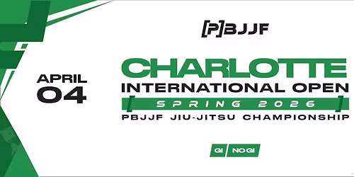 PBJJF Charlotte Spring International Open 2026