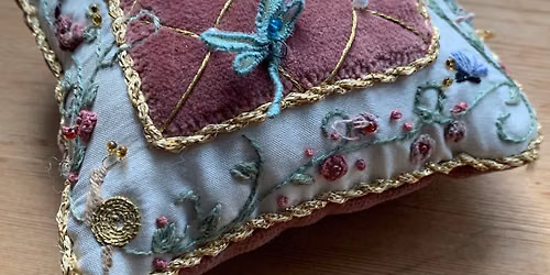Elizabethan Inspired Pin Cushion Embroidery Workshop, York