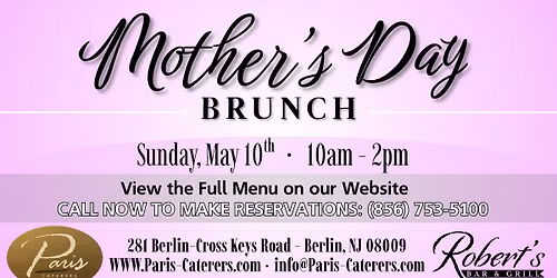 Mother's Day Brunch @ Paris Caterers