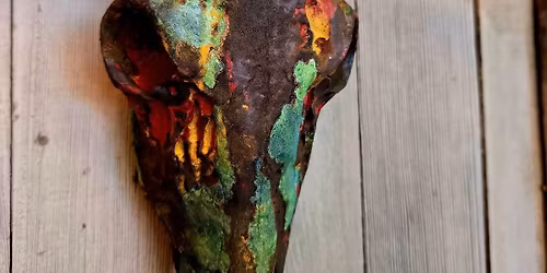 Patina Deer Skull